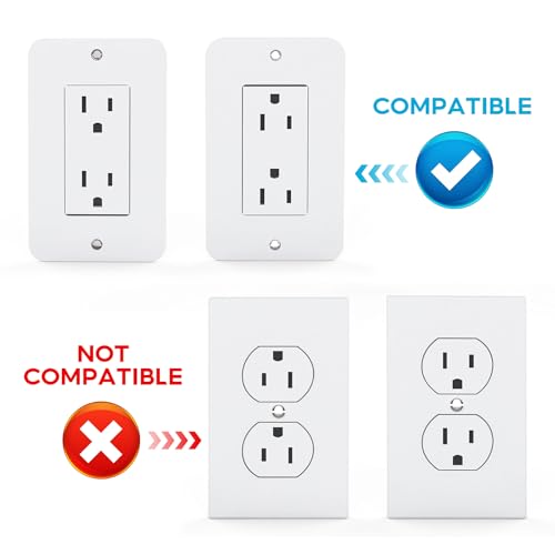 Outlet-Shelf-Outlet-Shelf-with-Cord-Storage-Outlet-Shelf-Wall-Holder-Power-Perch-Wall-Outlet-Shelf-Holder-for-Kitchen-Bathroom-Organization-Saving-Space-for-Home-Quick-Install-with-Included-Screws