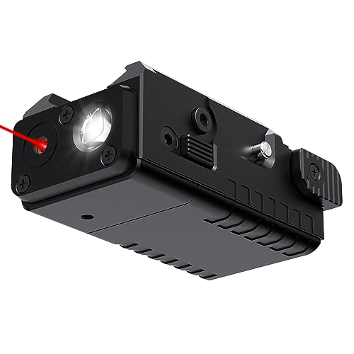 Feyachi 700 Lumen Light Combo Pistol Light Red Dot Gun Light, Compact Pistol Flashlight Tactical Flashlight for Shotgun, Pistol, Rifle with Picatinny Rail - Feyachi