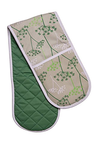 Premier Housewares Cow Parsley Double Oven Glove