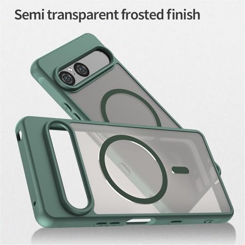 Image of Compatible with Sony Xperia 10 VII Case Cover,Compatible with MagSafe,Anti-Fall,Compatible with Sony Xperia 10 VII 5G XQ-FE54 XQ-FE72 Cell Protective Phone Case Green