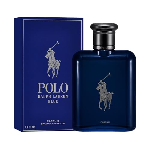 Image of Ralph Lauren - Polo Blue - Parfum - Men's Cologne - Aquatic & Fresh - With Citrus, Oakwood, and Vetiver - Intense Fragrance
