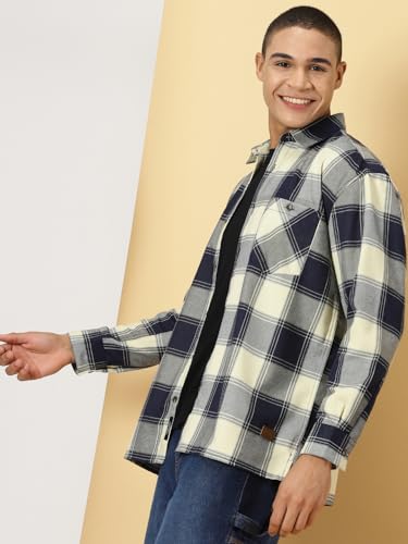 Image of Thomas Scott Men's Classic Tartan Checkered Shacket