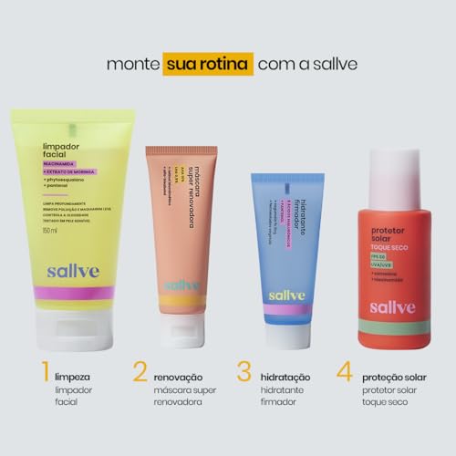 Sallve Máscara Super Renovadora 50G - Aha 10% Lha 0 5%