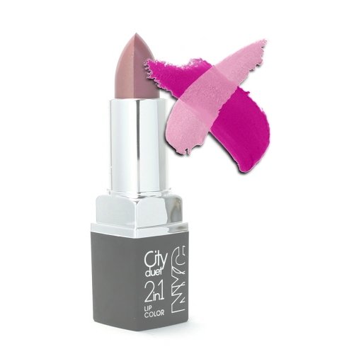 (3 Pack) NYC City Duet 2in1 Lip Color - The Hot Pinks