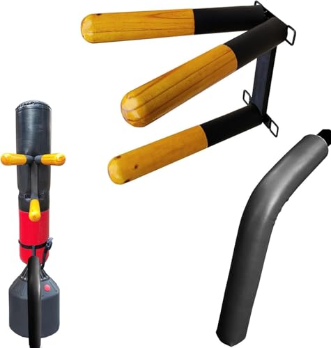 CYANGBO Wing Chun Dummy for Martial Arts Training, Wooden Man Pile Wing Chun Training Equipment, Wall Mounted Wing Chun Dummy for Soft Object, Available Training Dummy for Sandbag