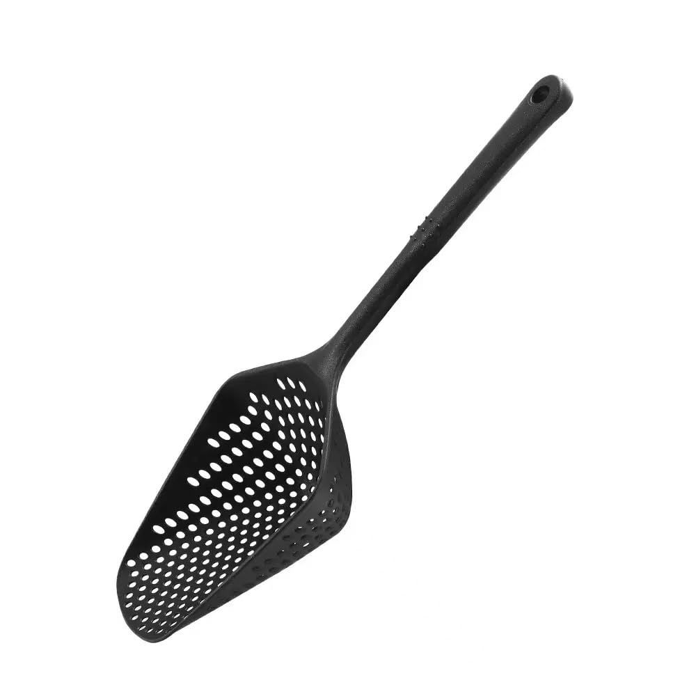 Colher Escumadeira Peneira de Cozinha em Aço Inox para Fritura, Escorrer Alimentos