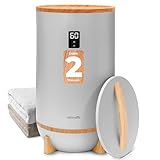 SereneLife Calentador Eléctrico de Toallas con Temporizador, Ahorro Energético y Protección contra Sobrecalentamiento