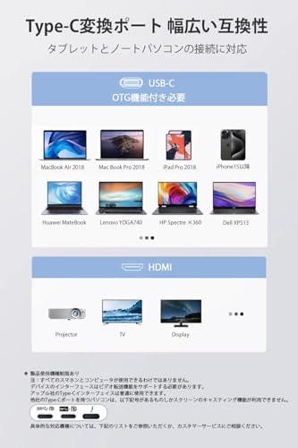 undefined 【Amazon.co.jp限定】IKERY USB ハブ Type-c 7-in-1多機能 ドッキングステーション HDMI 変換 USB-C/USB-A SD/TFカード 7ポート 搭載 バスパワー 5Gbps高速転送 3.0 USB HUB PD急速充電 タイプC ハブ付 コンパクト 軽量 iPhone iPad Mac android Windows 等対応 アダプター 在宅勤務出張便利 の商品画像 5