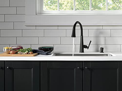Image of Delta Faucet Emmeline Gold Kitchen Faucet, Kitchen Faucets with Pull Down Sprayer, Kitchen Sink Faucet, Gold Faucet for Kitchen Sink with Magnetic Docking, Lumicoat Champagne Bronze 9182-CZ-PR-DST