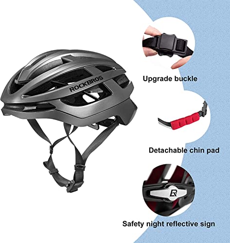 ROCKBROS Casco Bici Aerodinamico, Casco da