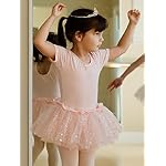Dancina-Girls-Skirted-Leotard-Sparkle-Short-Sleeve-Tutu-Ballet-Dress-Front-Lined