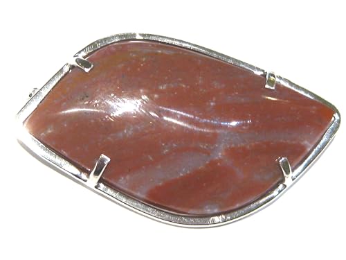 Broche Jaspe argent 925 pour fermer un décolleté plongeant sans couture