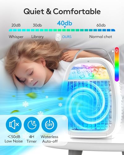 Jyew AC10-F6 Ai Portable Air Conditioners Fan,Jyew Evaporative Mini Room Air Conditioners,Portable Ac Unit Air Cooler thumb #6