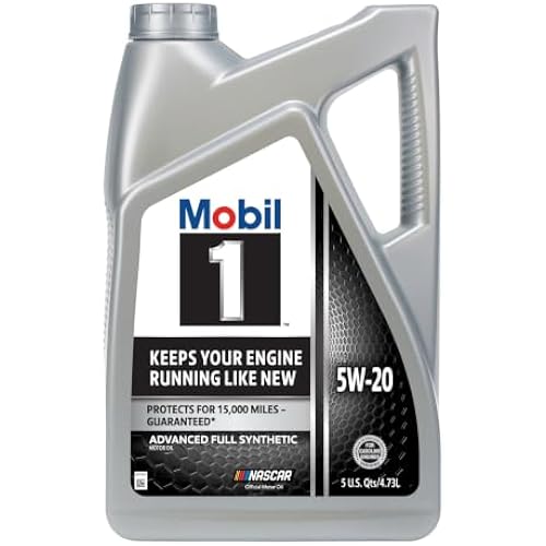 Mobil 1 Advanced Full Synthetic Motor Oil 5W-20, 5 Quart