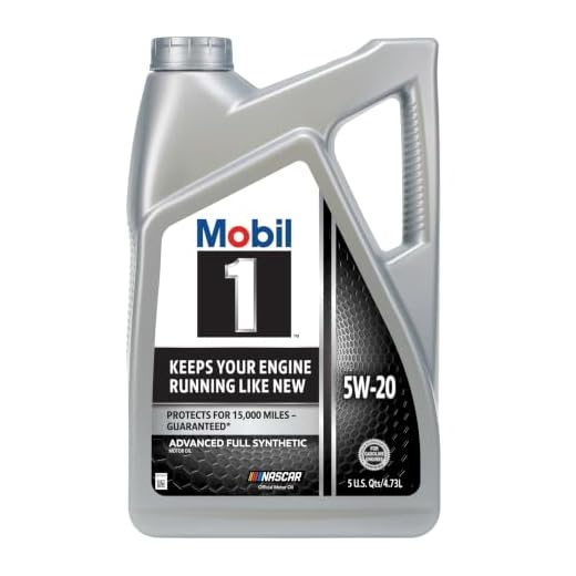 Mobil 1 Advanced Full Synthetic Motor Oil 5W-20, 5 Quart