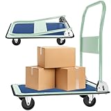 tectake® Plattformwagen, Transportwagen klappbar, Transportroller, Rollwagen Metall, Wagen Transporter Transporthilfe, Montagewagen, Schiebewagen, Transport Trolley, Klappwagen (Typ 1 | no. 400759)