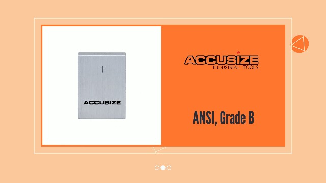 Image of Accusize Industrial Tools Precision 81-Piece Steel Gauge Block Set, Grade B Accuracy, Corrosion-Resistant, P900-S581