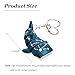 Cute Whale Shark Keychain Purse Bag Charms for Hangbags Backpacks Car Keys Accessories Ocean Fish Gift for Women Men