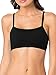 Fruit of The Loom Womens Spaghetti Strap Cotton Pull Over (Pack of 3) Sports Bra, Blushing Rose/White/Black Hue, 40