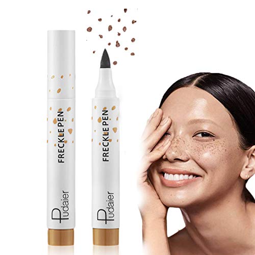 Freckles Pen Natural Freckle Makeup Pen Light Brown Waterproof, Long Lasting, Easy to Color Face Makeup Freckles Makeup Tool (1Pcs)