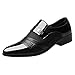 Celucke Anzugschuhe Herren Spitz Schnürhalbschuhe Männer Derbyschuhe Derbys Hochzeit Party Smoking Schuhe Lederschuhe Business-Halbschuh Schnürschuhe
