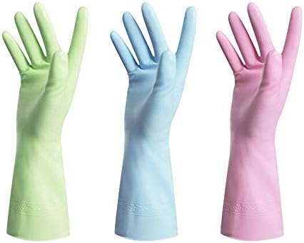 guantes de goma para limpieza