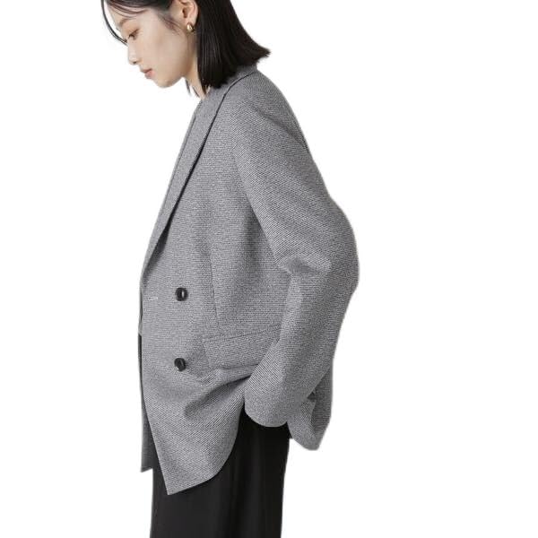 【未使用】ナチュラルビューティーベーシック ♡ ダブルブレストボクシージャケット ダブルブレストボクシージャケット | NATURAL BEAUTY BASIC