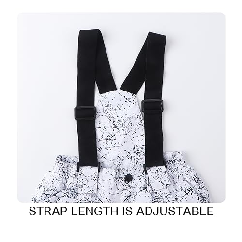 Image of kids snowsuit ski suit pants jacket waterproof snowbibs for boys girls raincoat