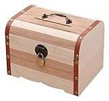 Porcellini salvadanaio per adulti Porcellino salvadanaio in legno, salvadanaio bloccabile per adulti e bambini, banca dei soldi resistenti a goccia, grande banconota / scatola dei soldi della banca di