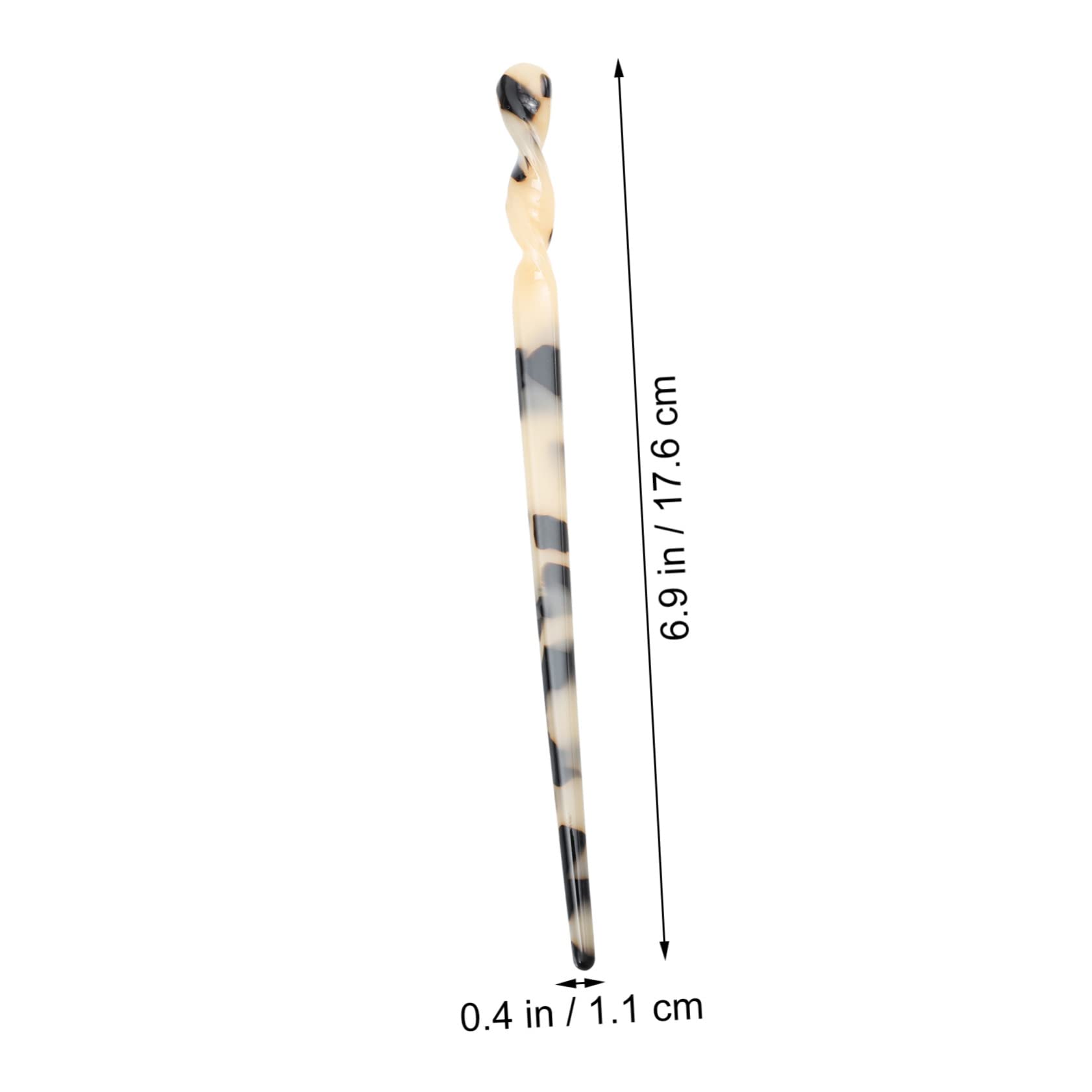 MAGICLULU Stk Haarnadel Haarschmuck Haar Klammern Haarstäbchen aus Acetat Haarstäbchen für Brötchen Haarspangen Essstäbchen Damenhaarstäbchen Haargabelstöcke für Frauen Jahrgang Haarstock