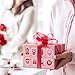 JarThenaAMCS 1200Pcs Valentine's Day Cute Monster Stickers Roll Red Pink Self-Adhesive Sticker Decals Arts and Crafts Decorative Envelope Seals for Holiday Envelopes Scrapbook Gifts DIY
