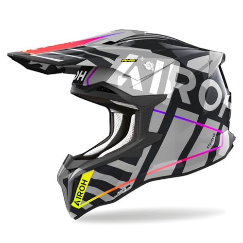 Airoh Casco Offroad Strycker Brave Grey Gloss M