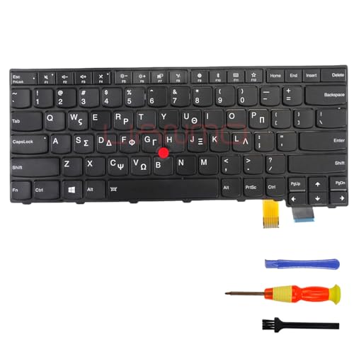 Clavier rétroéclairé pour Lenovo ThinkPad T470P disposition grecque