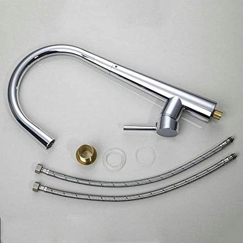 Robinet de cuisine 360 rotatif pour grand évier double - 3