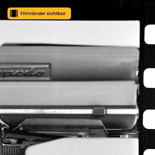 Negativhalter 35mm – Filmhalter zur Digitalisierung analoger Filme – 36 Bilder in unter 1 Minute – Ideal für Scannen mit DSLR (Mattschwarz ohne Echtholz)