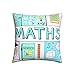 Housse De Coussin Mathématiques Doodle Mathématiques, Housse Coussin Taie d'oreiller Housses Coussin Decoratif Canapé Chaise Maison Salon Chambre Décoration, 45x45cm