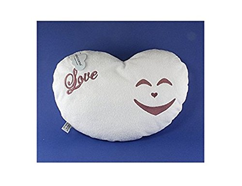 Soft Pillow/Plush by Cuddle Cloud for Cuddling & Relaxing, Cute, Comfort, Inspirational, Extra Soft, Throw able, Also for Travel, Easy to Clean, Machine Washable, White, "LOVE" Embroidered face & Name, Sold by SimplyComforts. Enjoy, Get Yours Now!