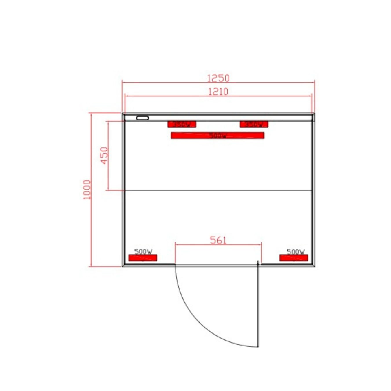 Billund Cabine de sauna infrarouge pour 2 personnes, projecteur à spectre complet, éclairage LED (7 couleurs), lecteur MP3 avec Bluetooth, 2 haut-parleurs, dimensions : 125 x 100 x 190 cm