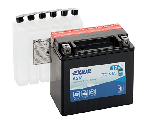 Exide - Batería ytx14-bs