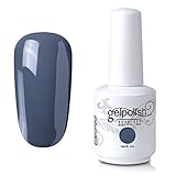 Elite99 Soak-Off UV LED Gel Polish Nail Art Manicure Lacquer 532 Grey 15ml