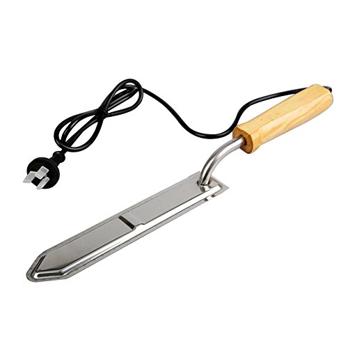 MUDUOBAN Electric Uncapping Knife Large Stainless Steel Honey Uncapping Blade Tool Scraping Extractor Beekeeping Equipment for Beekeeper