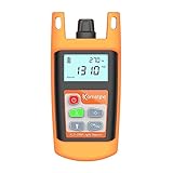 Komshine Fiber Optic Light Source KLS-25M SM 1310/1550nm + 2.5mm Universal Interface + LED Lights + Mini Case Protection Design Compact & Generous FTTH Fiber Optical Test Tool