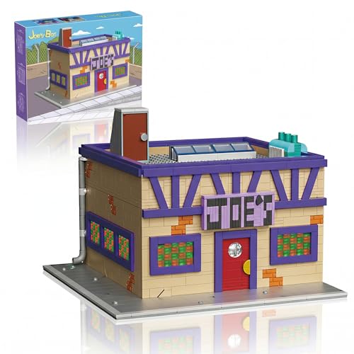 MikaBrical Klemmbausteine Haus Sympson Joes Bar Modular Building Kit - 1748 Teile Film Architecture Modell für Erwachsene und Fans