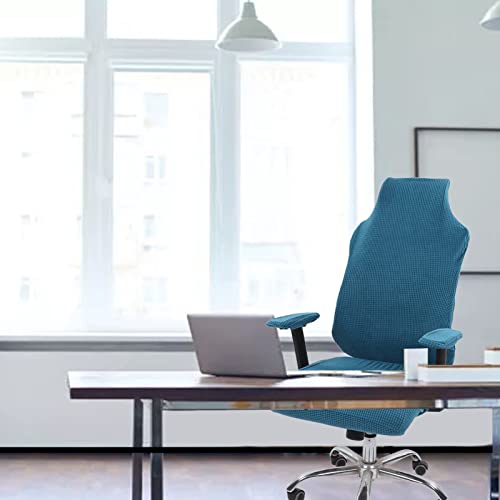 Capa para Cadeira de Computador, Kit de Capa para Cadeira Material de lã Com Zíper Instalação para C