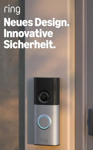 Ring Videotürklingel Plus Kabel (Wired Video Doorbell Plus, neueste Generation) | Videotürklingel-Kamera | Retinal 2K | Breites Sichtfeld | 30 Tage Gratiszeitraum für Ring-Abonnement