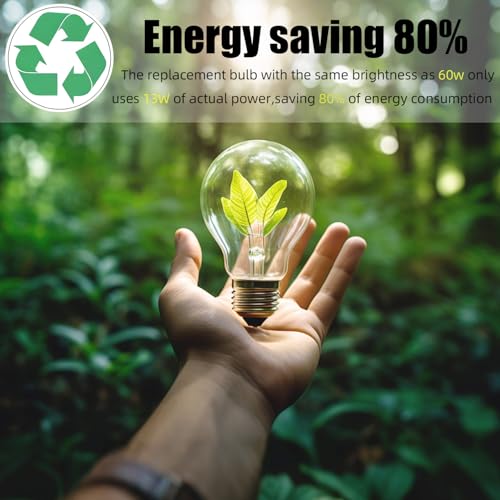 Image of GU24 13Watt 2700K 900lm CFL Light Bulbs, T3 Spiral Gu24 Base 2 Prong (60W Equivalent) Soft White Compact Fluorescent Light Bulbs, UL Approved, 120v 60Hz, Self Ballasted, Indoor Use (2 Pack)