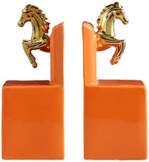 Book Ends Book Ends Decorative - Decorative Bookends for Heavy Books - Book Ends for Shelves Decorative Book Ends for Shelves