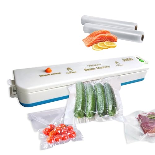 Vacuum Sealer Machine,JETITI Vacuum Sealing System for Food Storage Plus 20 FREE Sealable Bags.