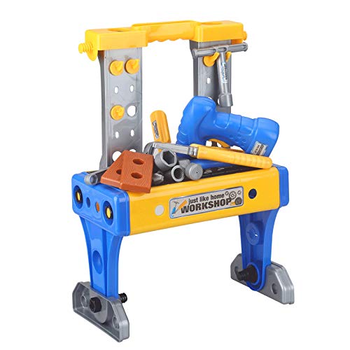 Nene Toys - Camión de Madera con Herramientas de Juguete - Juego de Construcción para Niños Niñas de 2 3 4 5 años - Juguete Educativo Infantil Que Desarrolla Habilidades Cognitivas Stem y Motrices Cover