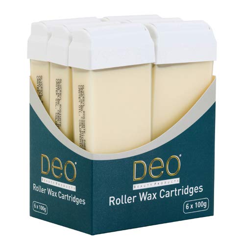 8705 - Deo Roller Wax Waxing Cartridge Refill Depilatory Large Head 100ml Cream x 6
